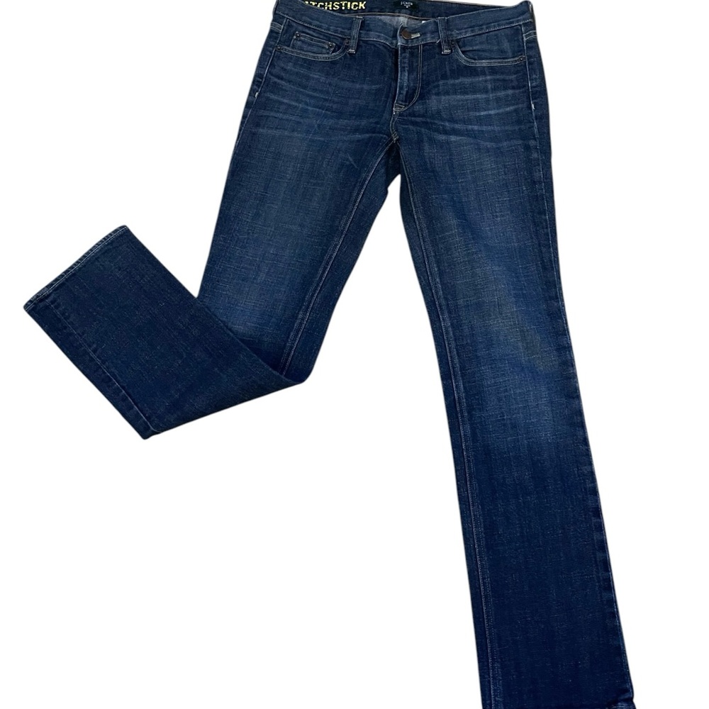 Sz:28R J.Crew Women’s Matchstick Blue Jeans